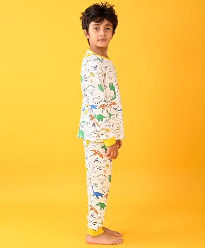 Image of Anthrilo Pure Cotton Printed Pyjama Set for Girls | Sleepwear | Night Suit, Night Wear | Long Sleeves T-Shirt & Pyjama | Regular Wear | 0-14 Years