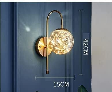 Image of blissbells Crystal Wall Light, LED Decorative Sconce (Metal swan)
