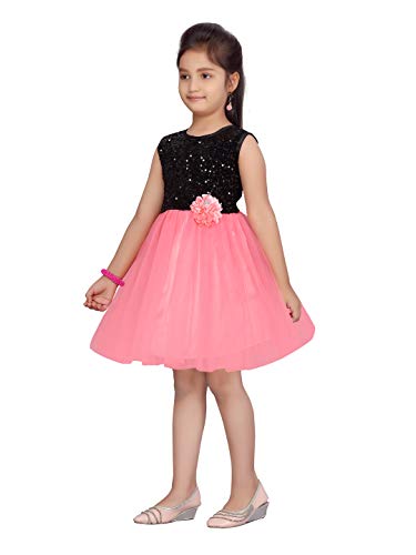 Image of muhuratam Girls Solid Regular Dress