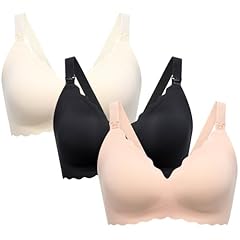 3 Pack-black, Oyster Pink, Cream