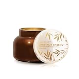 Capri Blue Autumn Glow Fall Candles - Soy Wax Blend Luxury Candles - Home Decor Gifts for Women & Men - Notes of Roasted Chestnut, Bitter Orange, & Black Cardamom (Chestnut Embers, 19 oz)
