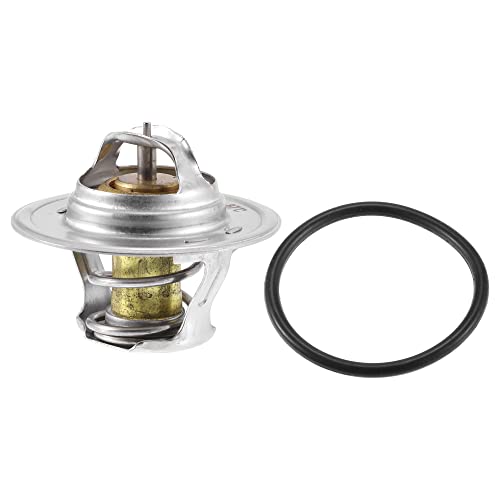 X AUTOHAUX Engine Coolant Thermostat Housing Assembly for Volkswagen Jetta 1998-2005 1430849 Plastic Metal Silver Tone