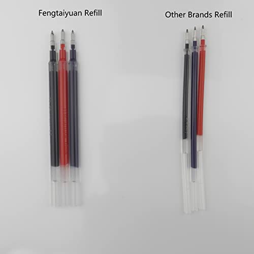 Fengtaiyuan 10P18, Gel Ink Rollerball Pens, Black Ink, Bold Point 1.0Mm, 18 Pack, Writing Smooth, Cool Pens (1.0Mm-Black-18Pack) #TOP6