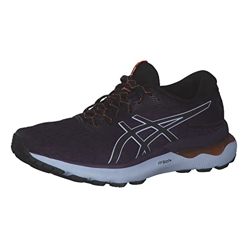 ASICS Nimbus 24 Straßenlaufschuhe für Männer Schwarz Weiß