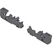 Produktbild Blum MOVENTO Set Tiefenverstellung, Schubkastenauszug, Metall, Seitliche Montage, Grau