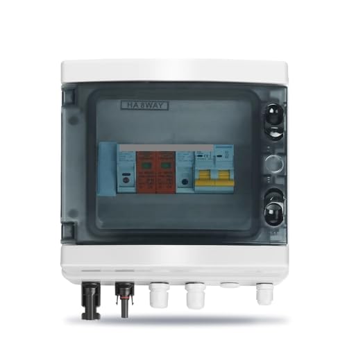 DC MCB 25A disjoncteur solaire 600V fusible parafoudre pour panneau PV