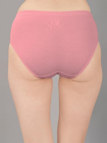 Image of SOIE Women High Rise Full Coverage Solid Colour Cotton Stretch Hipster Panty (Pack of 3)