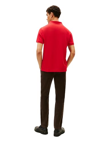 Image of Tommy Hilfiger Men's Short Sleeve Moisture Wicking Stretch Polo Shirt With Quick Dry + Uv Protection