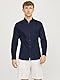 JACK & JONES Herren Freizeit Hemd JJPRPARMA Slim Fit Weiss Blau Schwarz XS-XXL, Größe:XS, Farbe:Navy Blazer SUPER Slim 12097662