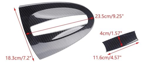 Evita arañazos con la cubierta de manija exterior para Smart Fortwo 451 2009-2015 2
