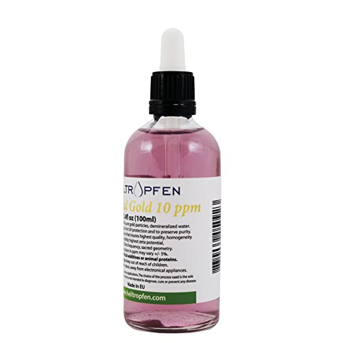 Colloidal Gold | 10 Ppm | 3.4 Fl Oz - 100 Ml | Heiltropfen® #TOP3