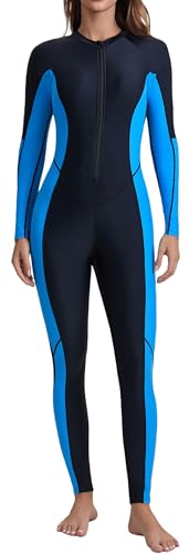 Maillot de bain manches longues femme protection UV maillot 1 pièce