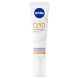 NIVEA Q10 Anti-Rughe Energy Contorno Occhi Illuminante 15 ml, Crema contorno occhi antirughe, energizzante e idratante, Crema contorno occhi occhiaie con Coenzima Q10, Vitamina C e Vitamina E