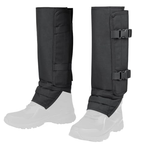 Snake Gaiters Protective Snake Guards with Adjustable Strap Anti- Bite Proof Gaiters for Hiking Boots Water Resistant Leggings for Men & Women.