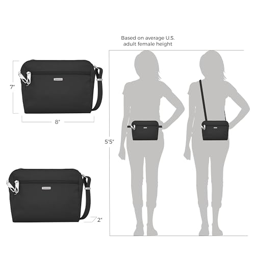 Travelon Women's Classic Convertible Crossbody and Waist Pack Cross Body Bag