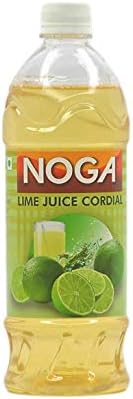 NOGA Lime Juice Cordial/Lemon Juice Concentrate (Pack of 4) 700ml x 4