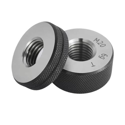 2 Pcs/Set M14 M16 M18 M20 M22 M24*3 * 2 * 1.5 * 1 * 0.5 Thread Ring Gage Gauge Go-Nogo 6G Measure(M14X1.0) miniatura 1