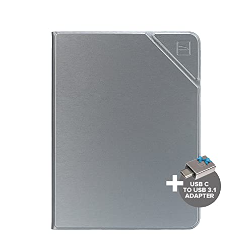 TUCANO Metal CASE Compatible with 10.9" iPad Air 2020 or iPad Pro 11" with Pencil Slot for Charging