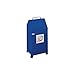 stumpf Wertstoffbehälter, 45 l Inhalt - fahrbar - Stahlblech, blau RAL 5010 - Abfalltrennsystem Wertstoff-Sammelbehälter Wertstoffsammelbehälter Wertstoffsammler-System Wertstoffsammler-Systeme Wertstoffsammlersystem Wertstofftrennsystem