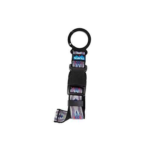 Image of KAVU Skeena Extension Strap With Buckle and Carabiner - Elastic Backpack Luggage -Americana
