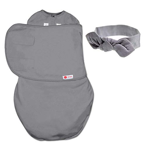 Image of embe Headband and Swaddle Bundle (Slate)