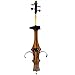 Aliyes Handmade Professional Solid Wood Electric Cello 4/4 Full Size Silent Electric Cello-Wood Grain