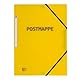 Oxford Postmappe, DIN A4, Aus Kunststoff, Gelb