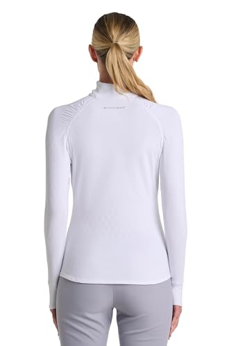 Coolibar UPF 50+ Women's Arabella Quarter-Zip - Sun Protective3