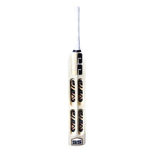 SS Sunridges Tabakh Danger Russ Players Jumbo Kashmir Willow Leather Ball Cricket Scoop Bat Adult Size - Short Handle (Cover Included)