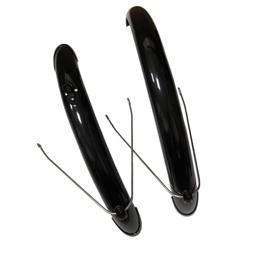 Colaxi Folding Bike Fenders Mudflaps for 20 inch Wheel, Black Folding Bicycle Mud Guards, Front&Rear Fenders Set, Easy Installation, Style A
