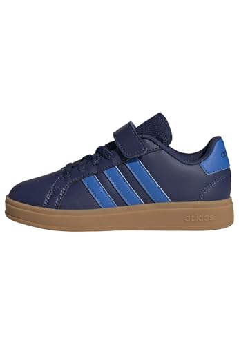 adidas Unisex Kids Grand Court 2.0 Shoes Kids Tennis Shoes, Dark Blue Bright Royal Gum10, 11.5 UK Child