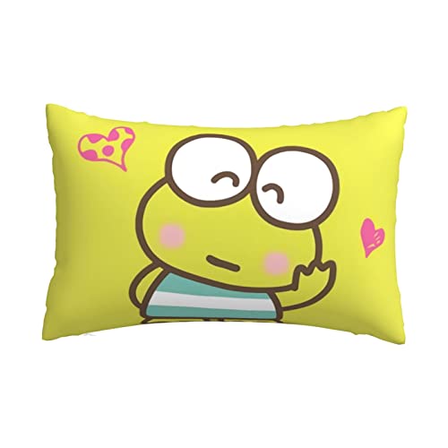 けろけろけろっぴ 枕カバー まくらカバー 抱き枕カバー 洗える ファスナー式 かわいい アニメ キャラクター おしゃれ 洗える ファスナー式 インテリア 人気 幅75cm×縦50cm