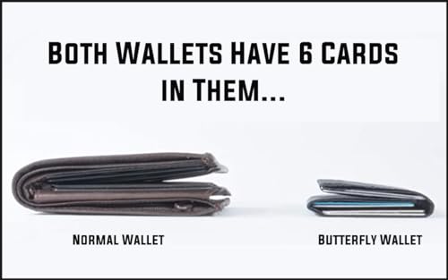 Ultralight Thin Slim Trifold Minimalist Wallet for Men & Women. Vegan. No Animal Products Used. Great For Front Pocket. Ultra-Compact Travel Partner (Black)4