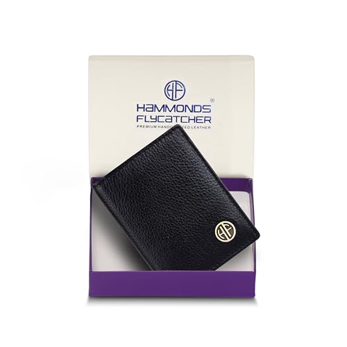 HAMMONDS FLYCATCHER Genuine Leather Card Holder Wallet for Man & ...