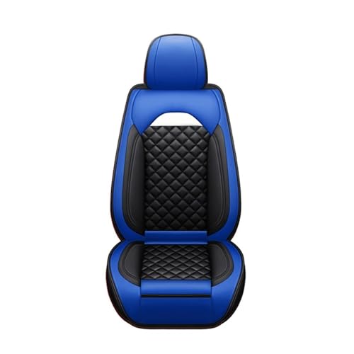 Housse de siège voiture cuir haut de gamme bleu pour Mitsubishi L200 et ASX
