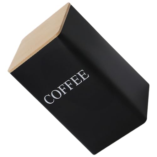 Contenedor de Té metálico con tapa de madera sellada