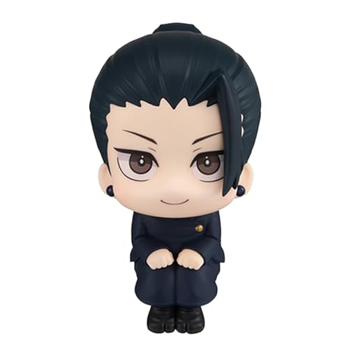 Puruuige Geto Suguru Figure Anime Suguru Figurine 3.93 Look Up Pose Model Statue PVC Cute Cake Topper Decoration