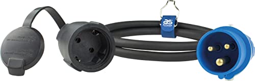 Coupleur CEE 3 pôles avec indicateur et câble adaptateur CEE camping 1.5m
