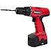 18V Cordless Power Drill Set - 89-Piece Kit with Rechargeable Battery and Charger - Includes Assorted Drivers, Bits, and Sockets by Stalwart (Red)