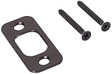 Kwikset 85063-690 85063 Radius Corner Deadbolt Strike, Dark Bronze