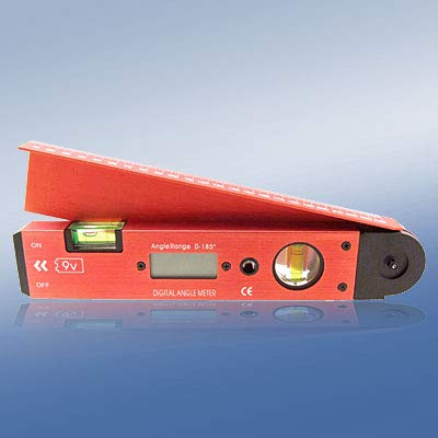 Transportador digital rojo Aexit con pantalla LCD