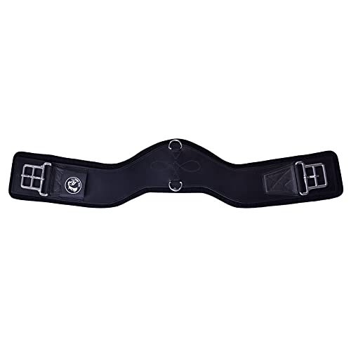 Total Saddle Fit Shoulder Relief Cinch + w/Balance Buckle 34\" Black w/Neoprene