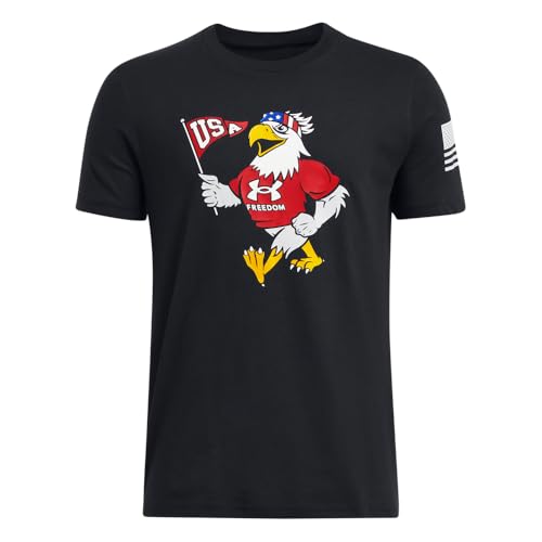 T-shirt Under Armour garçon anti transpiration noir taille M