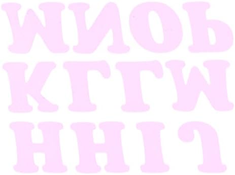 COLORSTAR CS1007-3000 Iron On Pink Letters 1.25In