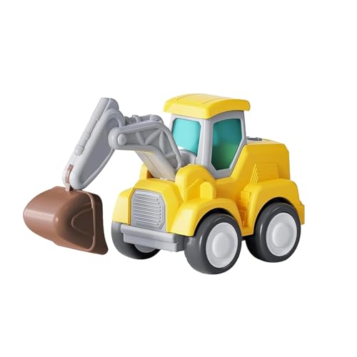 Image of ToyBharat Pressing n go JCB Toys - for Toddlers, Press & Go Truck Toy with Flexible Joints, Fun Car Set for 1+ Year Old Boys & Girls, Birthday Gift for Kids
