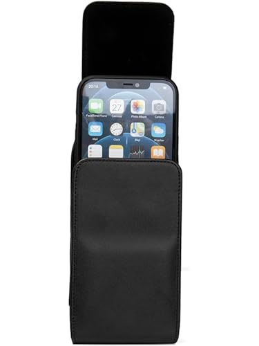 Étui de téléphone pivotant cuir véritable antichoc pour iPhone et Samsung - 3