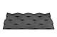 ACOUSPANEL Akustikschaumstoff, 32 Schaumstoffplatten, 15x15x6cm, Unkomprimiert, Schallabsorber für Tonstudios, Heimkino und Büros, Farbe Anthrazit