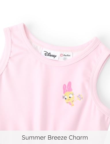 Image of Disney Minnie Mouse Princess Frozen Elsa Stitch Girls Dress Sleeveless & Short Sleeve Casual Summer Clothes Baby to Toddler