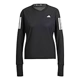 AEROREADY adidas Women\'s Own The Run Long Sleeve Tee T-Shirt, Black, S