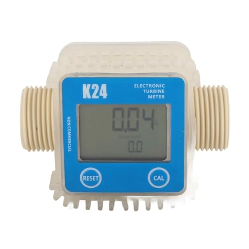 庭のホース散水メーター K24 LCDデジタルディスプレイ燃料油流量計は、水、液体の測定に広く使用されています。